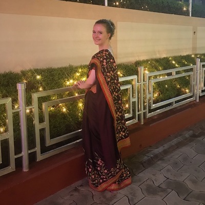 Kiley Stoj in India